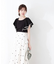 2ＷayバイカラーラッフルＴシャツ