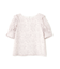 シアーラッフルブラウス
