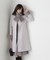 フェイクファー取外しコート／23AW