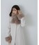 フェイクファー取外しコート／23AW