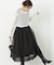 オーガンジーギャザースカート