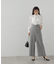 ハイウエストワイドパンツ