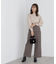 ハイウエストワイドパンツ