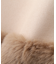 ヘムフェイクファーワンピース