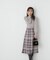 ラメチェックドッキングニットワンピース