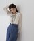 シアーボウタイパフブラウス 24SS