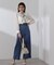 シアーボウタイパフブラウス 24SS