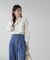 シアーボウタイパフブラウス 24SS