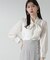 シアーボウタイパフブラウス 24SS