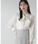 シアーボウタイパフブラウス 24SS