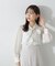 シアーボウタイパフブラウス 24SS