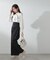 シアーボウタイパフブラウス 24SS