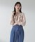 シアーボウタイパフブラウス 24SS