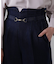 ビットベルトデニムワイドパンツ
