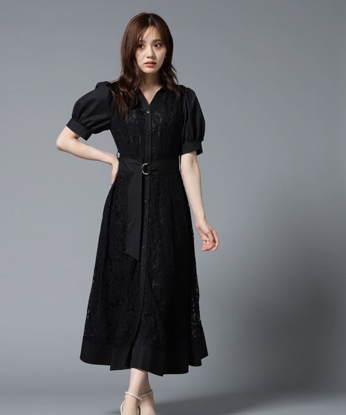 プロポーションボディドレッシング　レースシャツワンピース レースシャツワンピース24AW | プロポーション ボディ