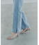 スリットデニムパンツ