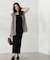 フェザーヤーンジレセットニットワンピース24AW