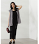 フェザーヤーンジレセットニットワンピース24AW