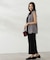 フェザーヤーンジレセットニットワンピース24AW