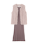 フェザーヤーンジレセットニットワンピース24AW