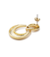 ダブルリングピアス
