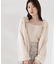 シャイニーフェザーアンサンブルニット　WEB限定カラー：パープル24AW