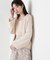 シャイニーフェザーアンサンブルニット　WEB限定カラー：パープル24AW