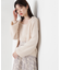 シャイニーフェザーアンサンブルニット　WEB限定カラー：パープル24AW