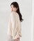 シャイニーフェザーアンサンブルニット　WEB限定カラー：パープル24AW