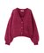 シャイニーフェザーアンサンブルニット　WEB限定カラー：パープル24AW