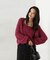 シャイニーフェザーアンサンブルニット　WEB限定カラー：パープル24AW