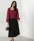 シャイニーフェザーアンサンブルニット　WEB限定カラー：パープル24AW