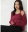 シャイニーフェザーアンサンブルニット　WEB限定カラー：パープル24AW