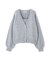 シャイニーフェザーアンサンブルニット　WEB限定カラー：パープル24AW