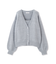 シャイニーフェザーアンサンブルニット　WEB限定カラー：パープル24AW