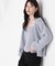 シャイニーフェザーアンサンブルニット　WEB限定カラー：パープル24AW