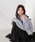シャイニーフェザーアンサンブルニット　WEB限定カラー：パープル24AW