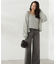 シャイニーフェザーアンサンブルニット　WEB限定カラー：パープル24AW