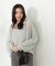 シャイニーフェザーアンサンブルニット　WEB限定カラー：パープル24AW