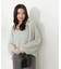 シャイニーフェザーアンサンブルニット　WEB限定カラー：パープル24AW