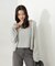 シャイニーフェザーアンサンブルニット　WEB限定カラー：パープル24AW