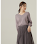 Vネックドルマン総針ニット24AW