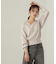 Vネックドルマン総針ニット24AW