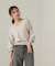 Vネックドルマン総針ニット24AW