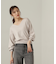 Vネックドルマン総針ニット24AW