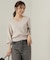 Vネックドルマン総針ニット24AW