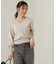 Vネックドルマン総針ニット24AW