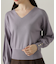 Vネックドルマン総針ニット24AW