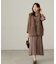 肩シャーリングシアーワンピース24AW