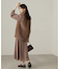 肩シャーリングシアーワンピース24AW